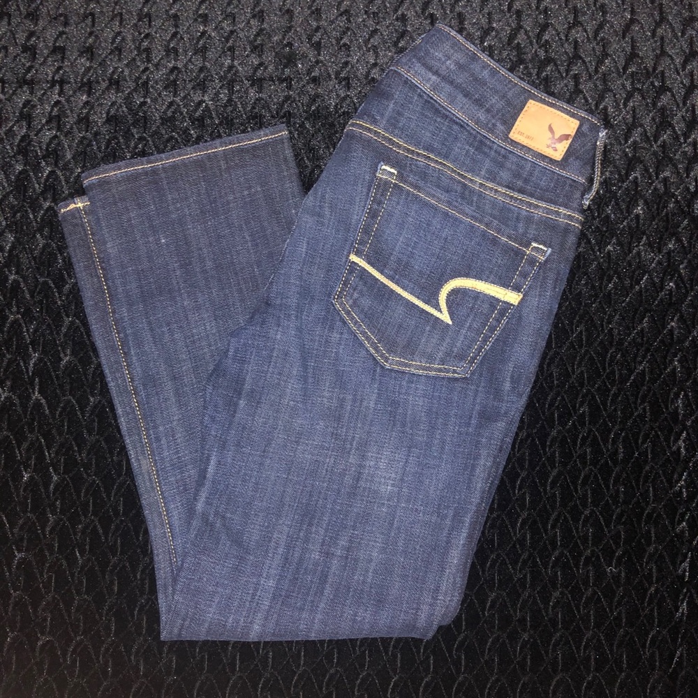 AE Artist Crop Stretch Jeans denim